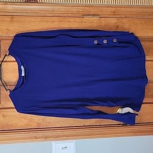 Navy size large maternity shirt